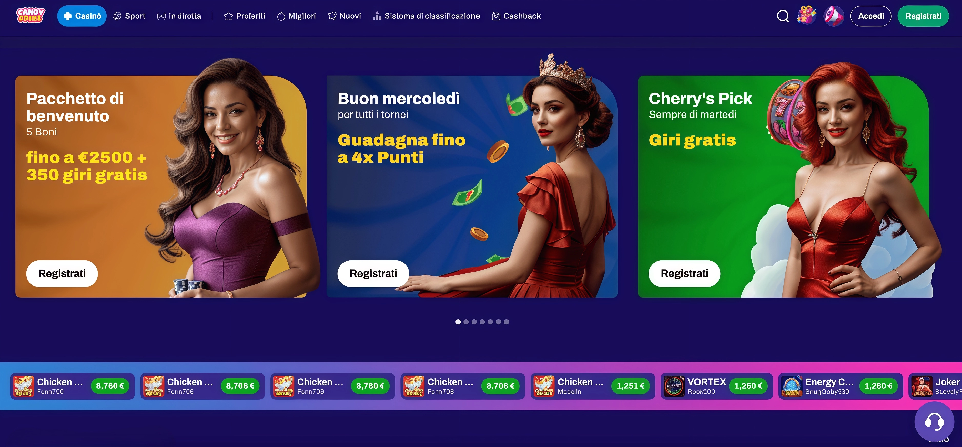 Candy Spinz ti conquista per numero di bonus offerti