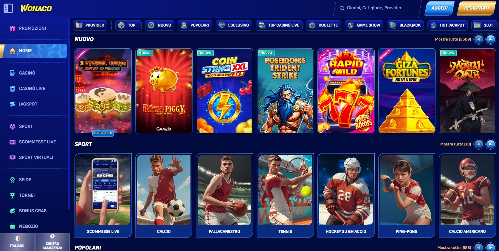 Wonaco garantisce velocità nei pagamenti