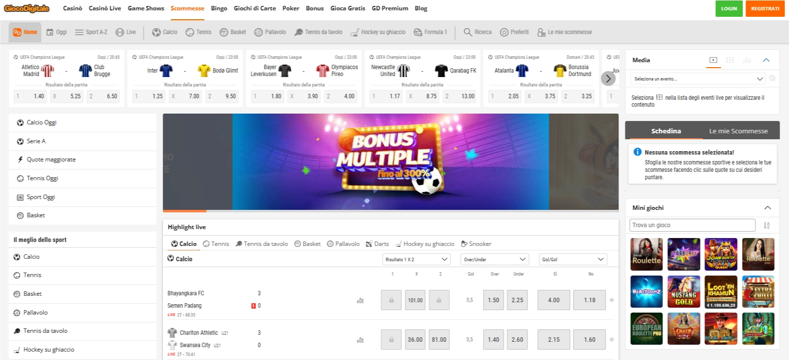 Gioco Digitale: casinò e scommesse all’italiana