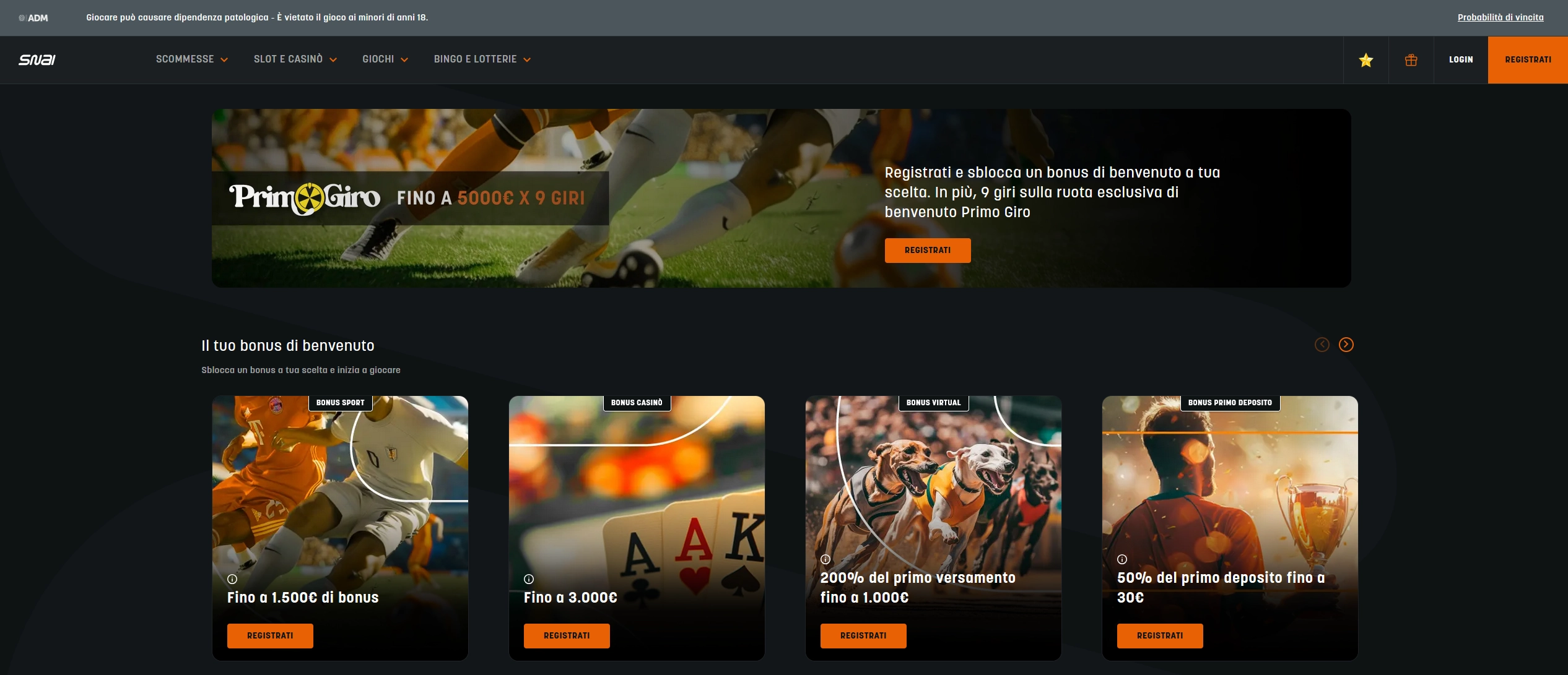 Snai: un’icona italiana del betting